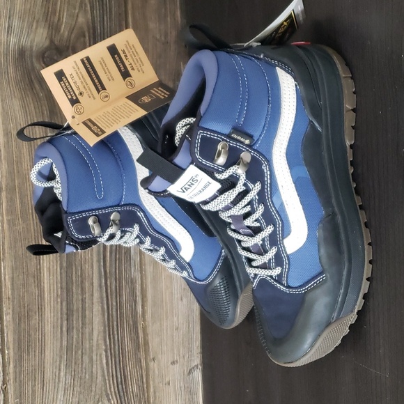 Vans Shoes - New Vans Ultrarange Exo HI Gortex Waterproof Navy Blue Black Ankle Boots Shoes